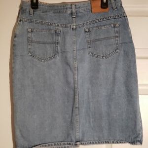 Jackie Blue. Denim Skirt.